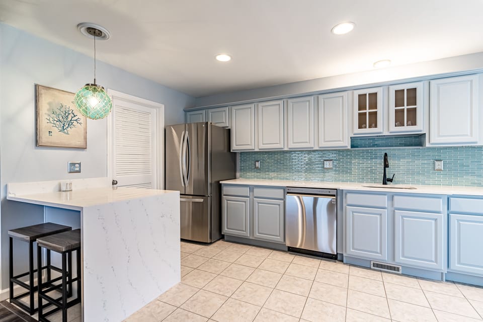 Kitchen with Stainless Steel new appliances