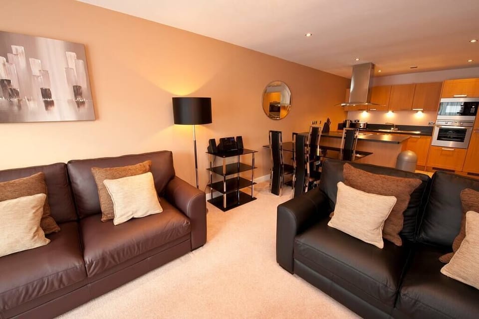 Living Area - TV - DVD Library - Games Console