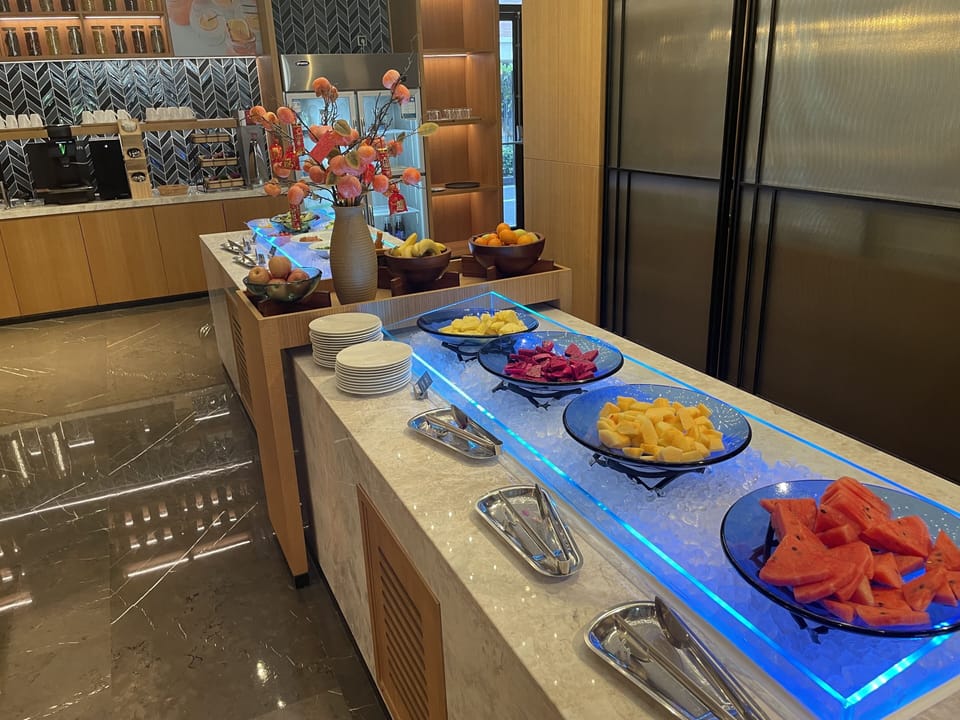 Daily buffet breakfast for a fee