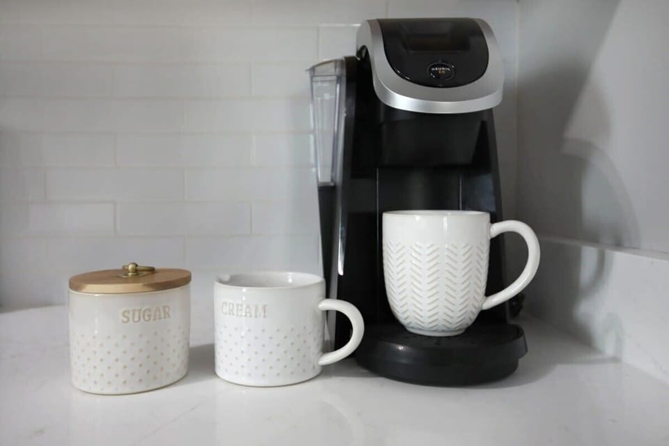 Keurig Coffee Maker w/ all the Fixings