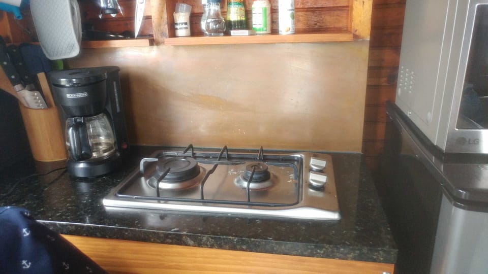 Two burner gas stove top.