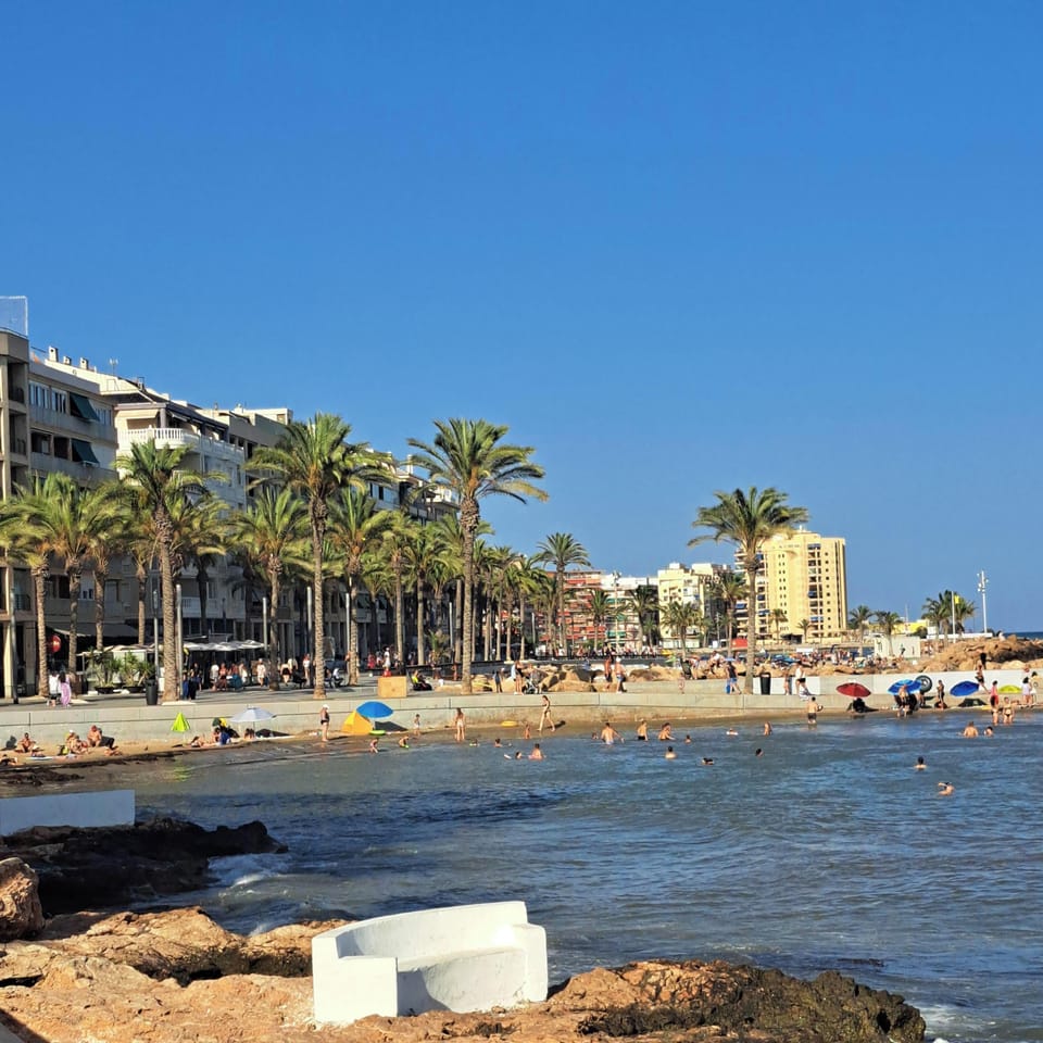 Torrevieja is a 10 minute drive and can be reached by bus.