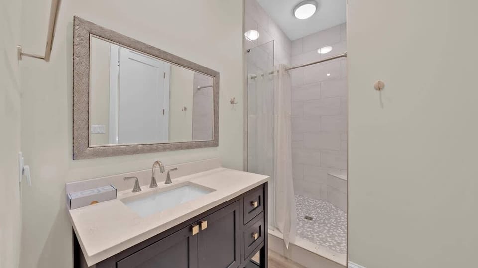 2nd Floor King Suite2nd Floor King Suite Custom Bathroom With Walk in Shower Private Bath 
