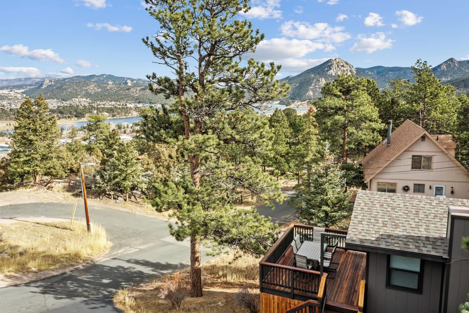Views from the front deck of the home