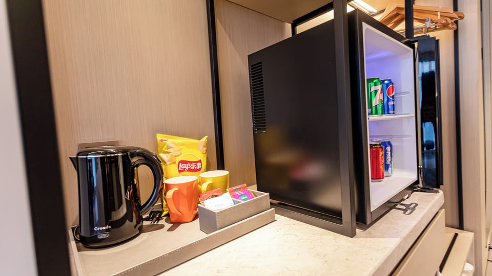 In-room safe, blackout drapes, soundproofing, WiFi (free)