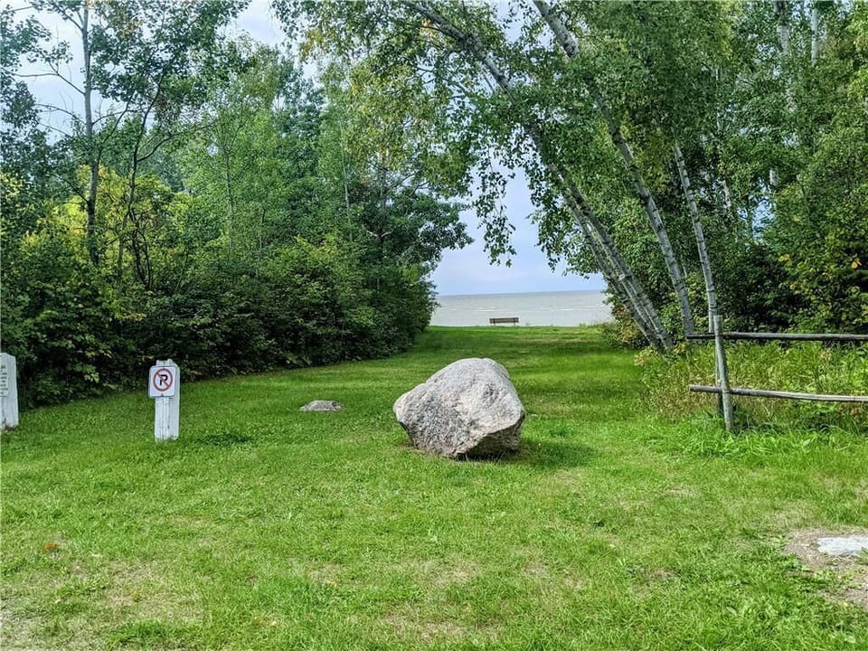Sunset beach access path about 50 meters from the cottage