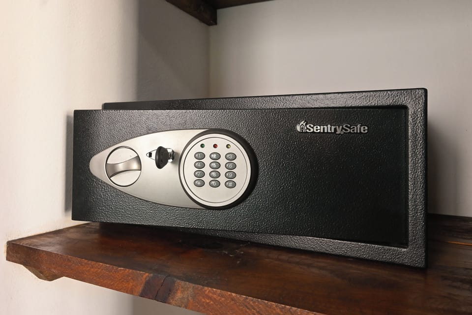 Your valuables stay secure in this convenient in-room safe, giving you peace of mind during your stay.
