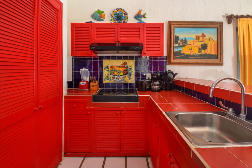 Featuring modern appliances and utensils, take full advantage of our functional and vibrant kitchen space.