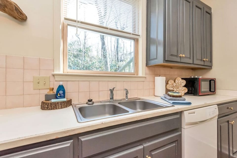 Stainless steel sink and dishwasher