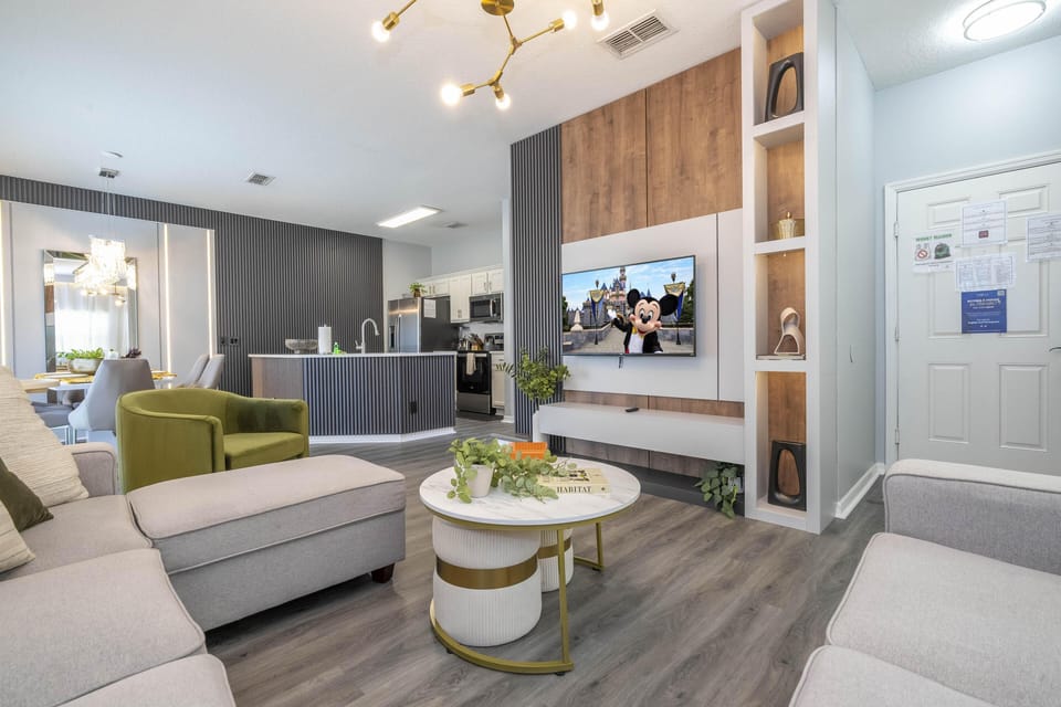 House Entrance + Living Room