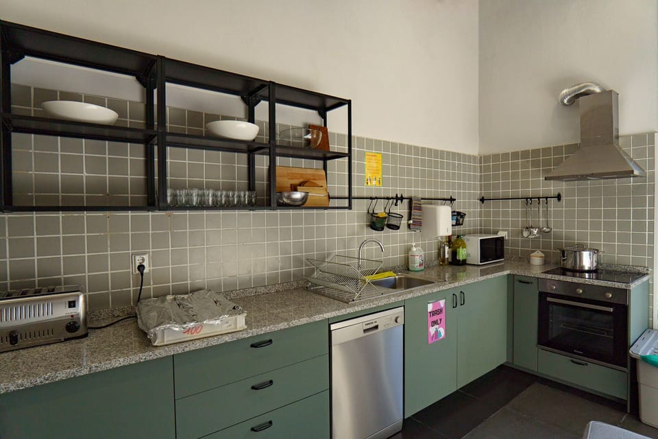 Shared fridge, microwave