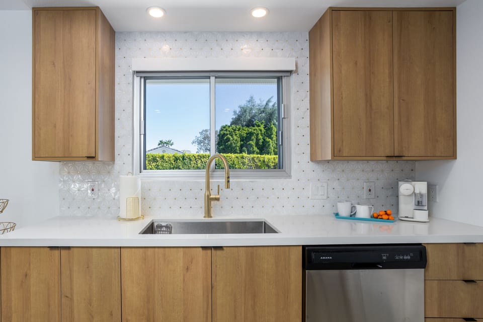 Beautiful views from the kitchen