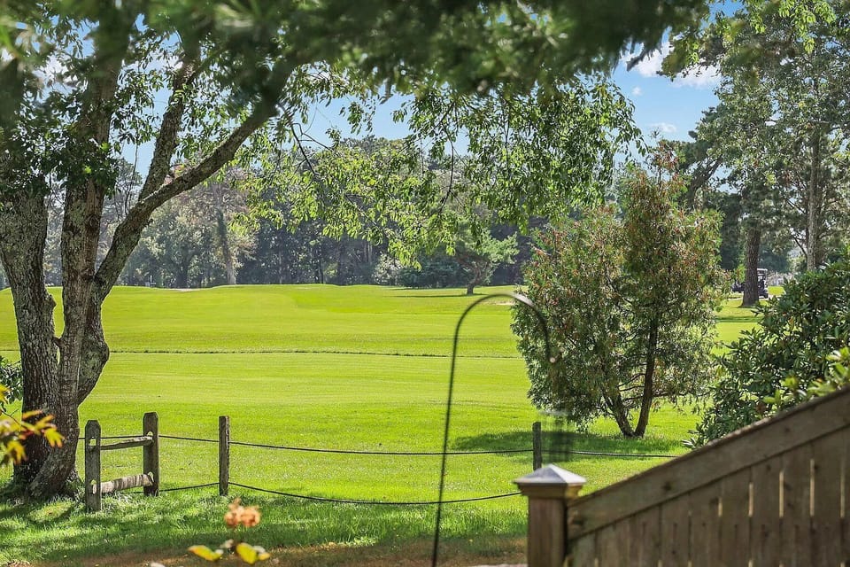 view of Bass River Golf public course from house