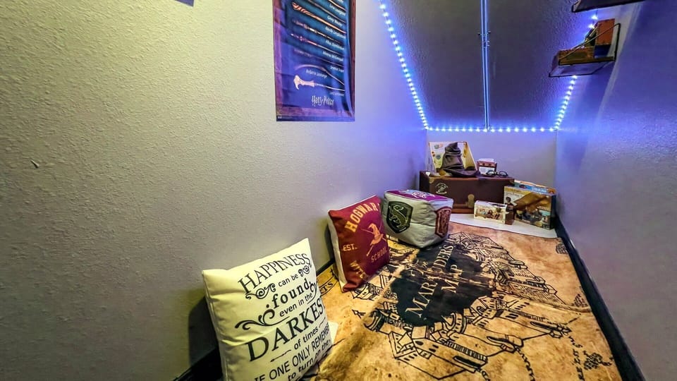 Dive into the wizarding world with a Harry Potter-inspired ambiance, featuring magical decor and charm.