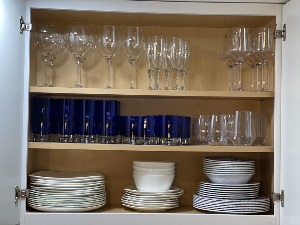 Glassware and plates