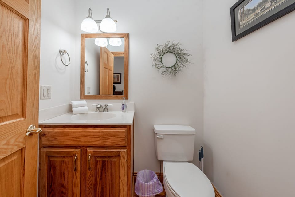 Powder Room on Main Level