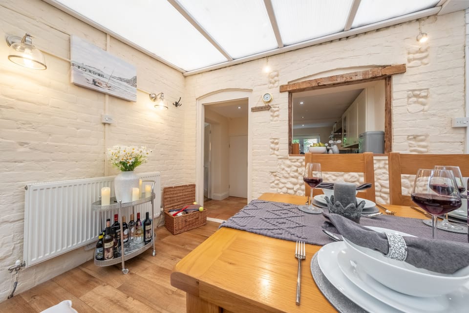 Ground floor: Dining room through to kitchen