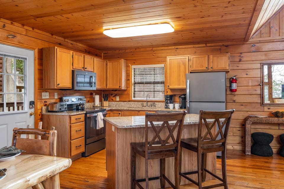 Fully stocked kitchen 