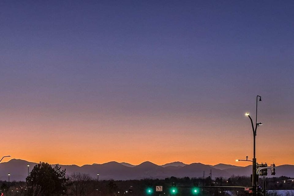 Sunsets out of Littleton Colorado