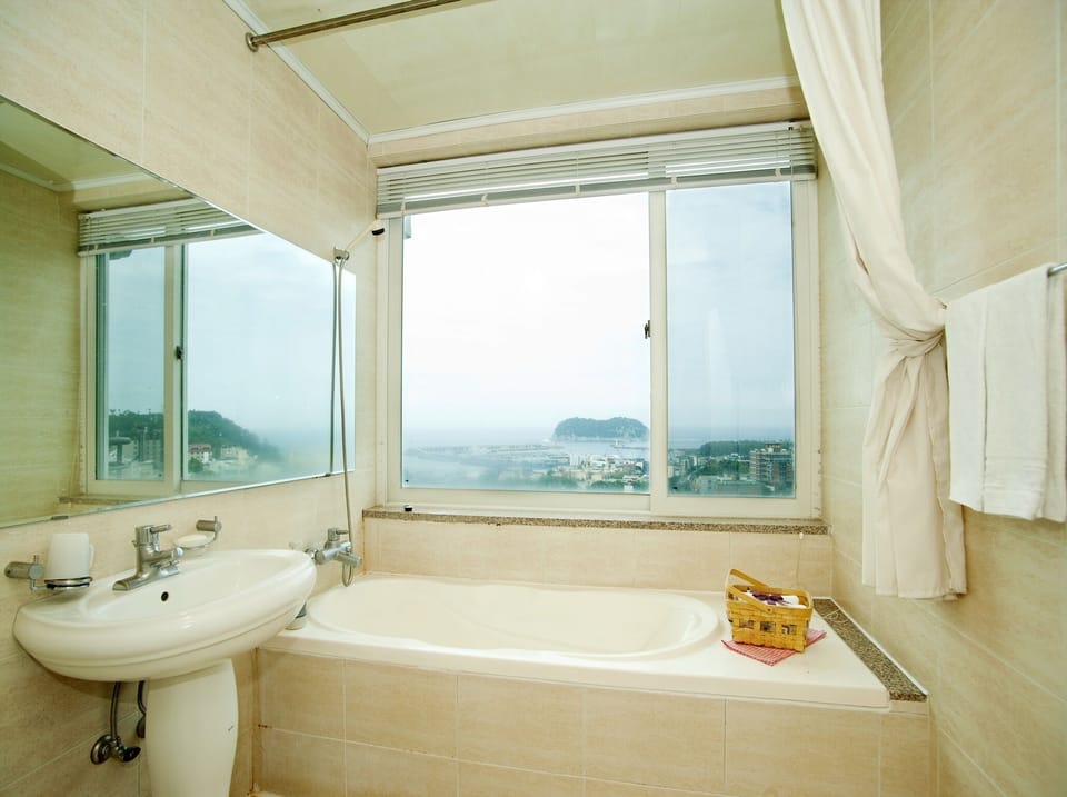 Room | Bathroom | Combined shower/tub, hair dryer, towels