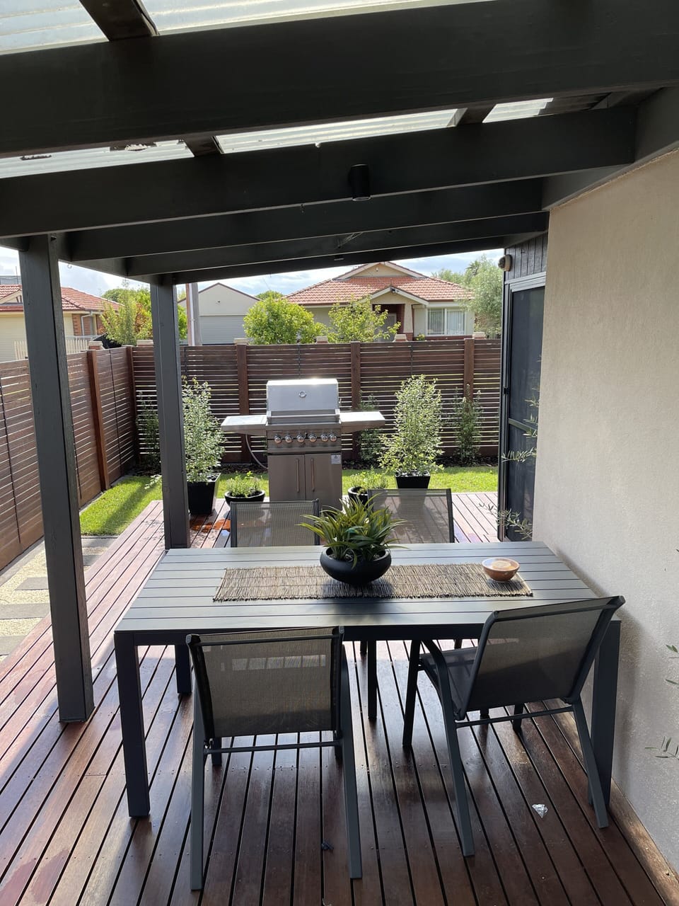 Outdoor dining