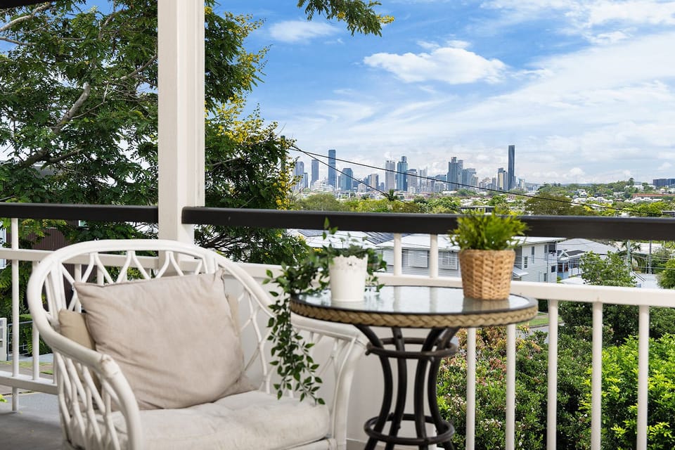 Have your morning coffee with a view of the city