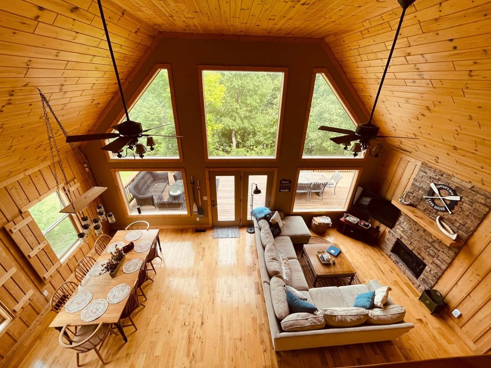 Main Living Area with access to large deck