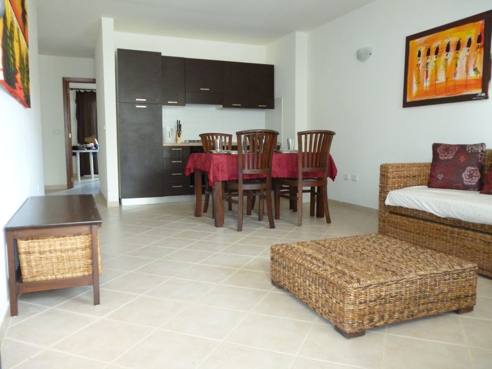 Main sitting room showing kitchenette