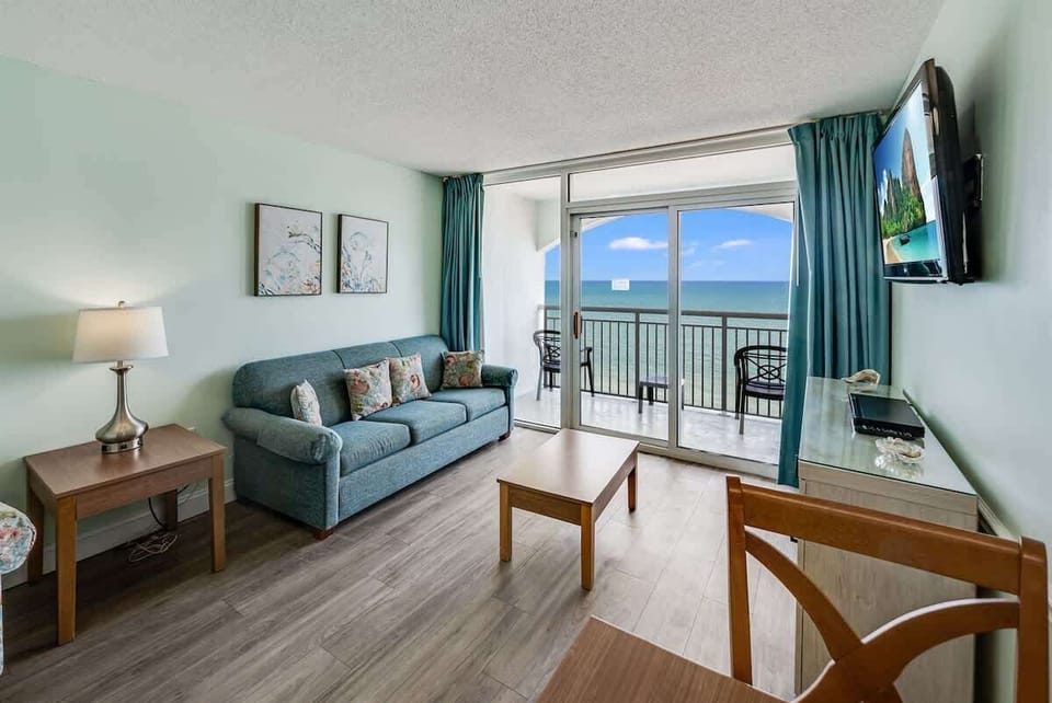 Large Living Area with Amazing Views of the Ocean, Beautifully Decorated