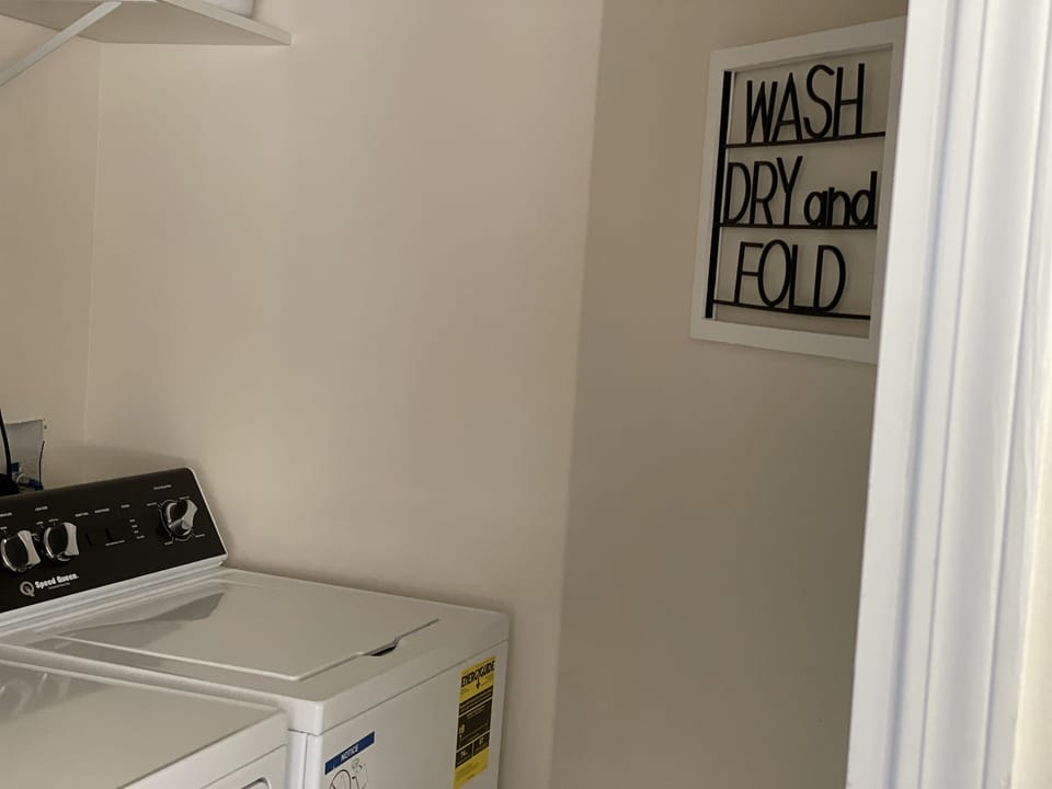 washer and dryer