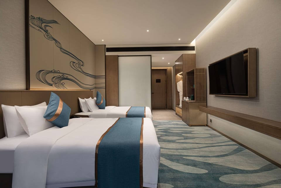 Room, 2 Twin Beds, Non Smoking | WiFi (free), bed sheets