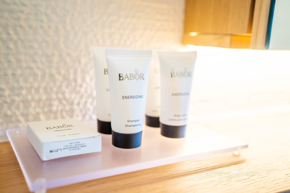 Junior Double or Twin Room, Balcony, Mountain View | Bathroom | Shower, hair dryer, bathrobes, slippers