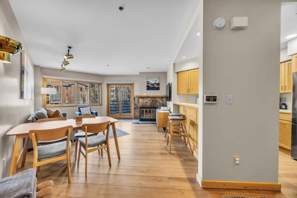 The open concept living/dining/kitchen area provides the perfect intimate space to stay connected with your loved ones.