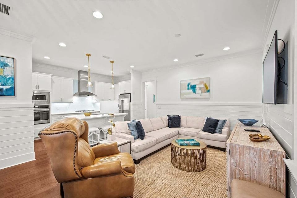 Open concept floor plan