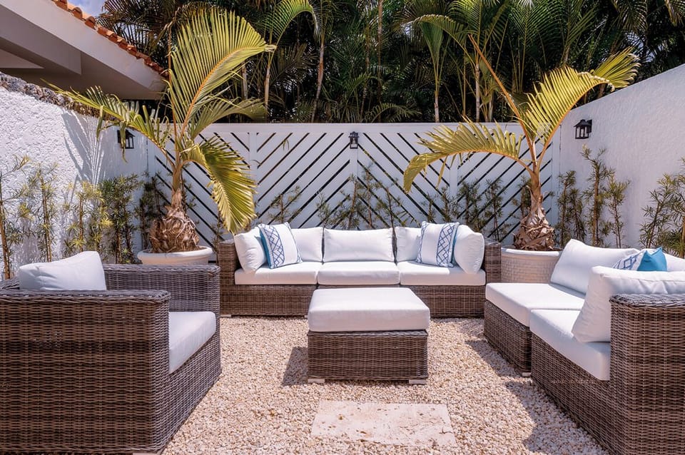 Private patio