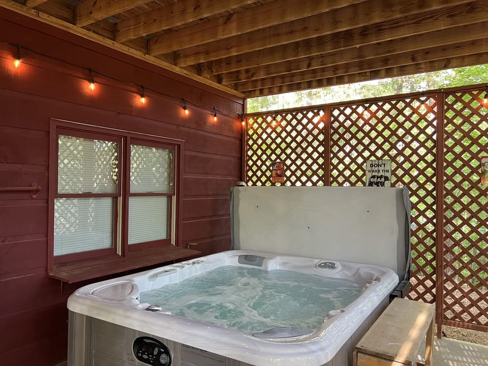 Six man hot tub
