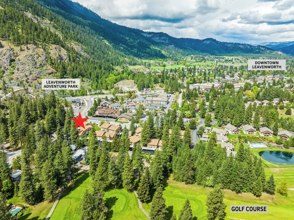 The condo is located across the street from Adventure Park and 1 mile to town