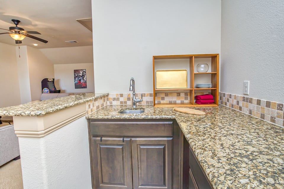 Media room kitchenette