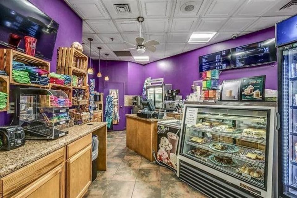 Grab quick bites & treats at the on-site shop.