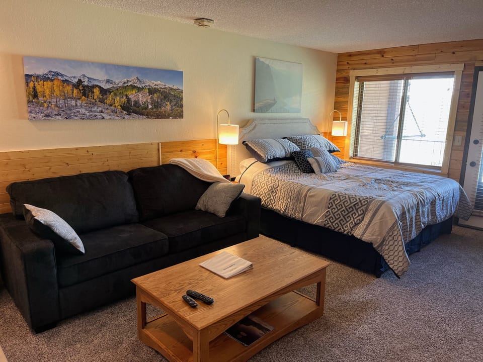 King bed and queen pull out couch