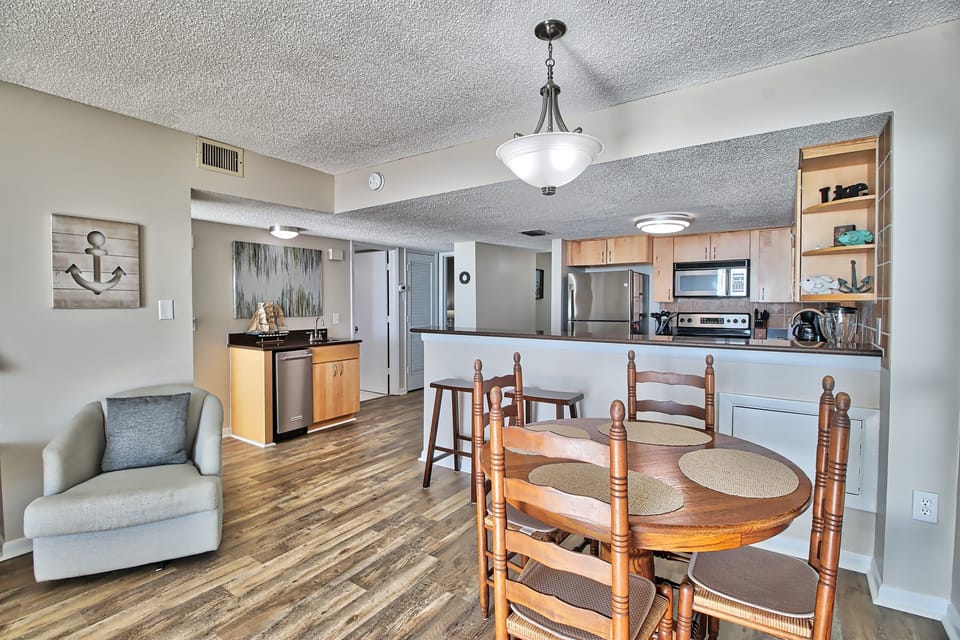 Dining Area into Kitchen 