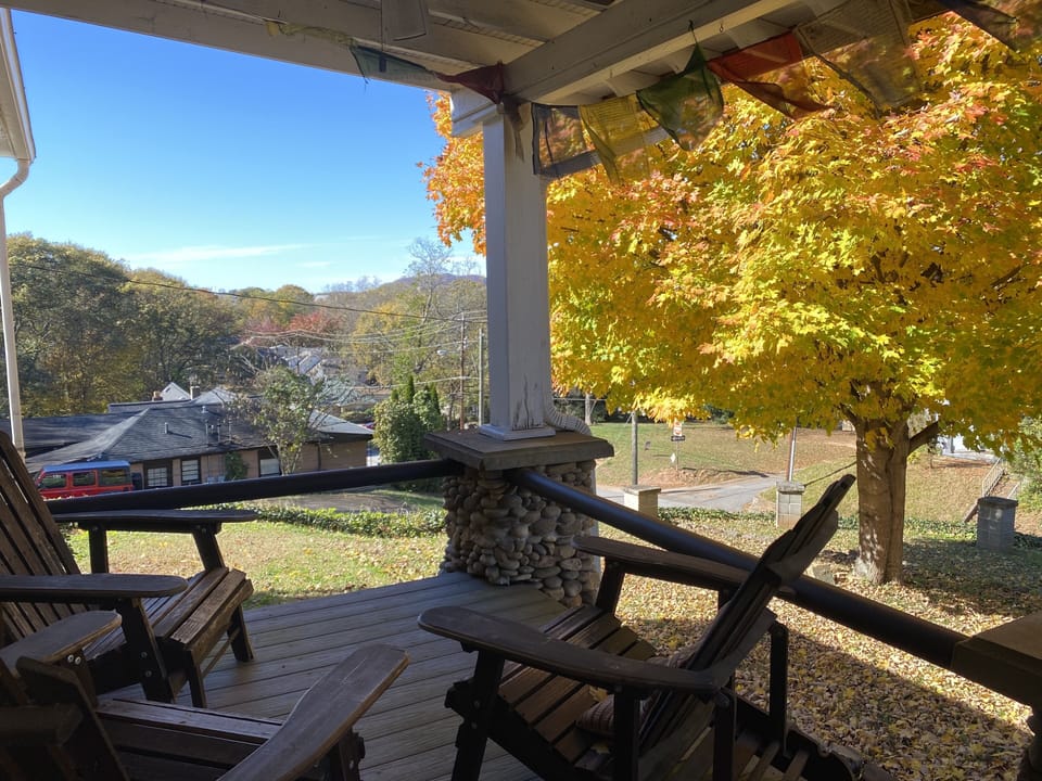 FRONT PORCH WITH VIEWS OF KENNESAW MOUNTAIN




