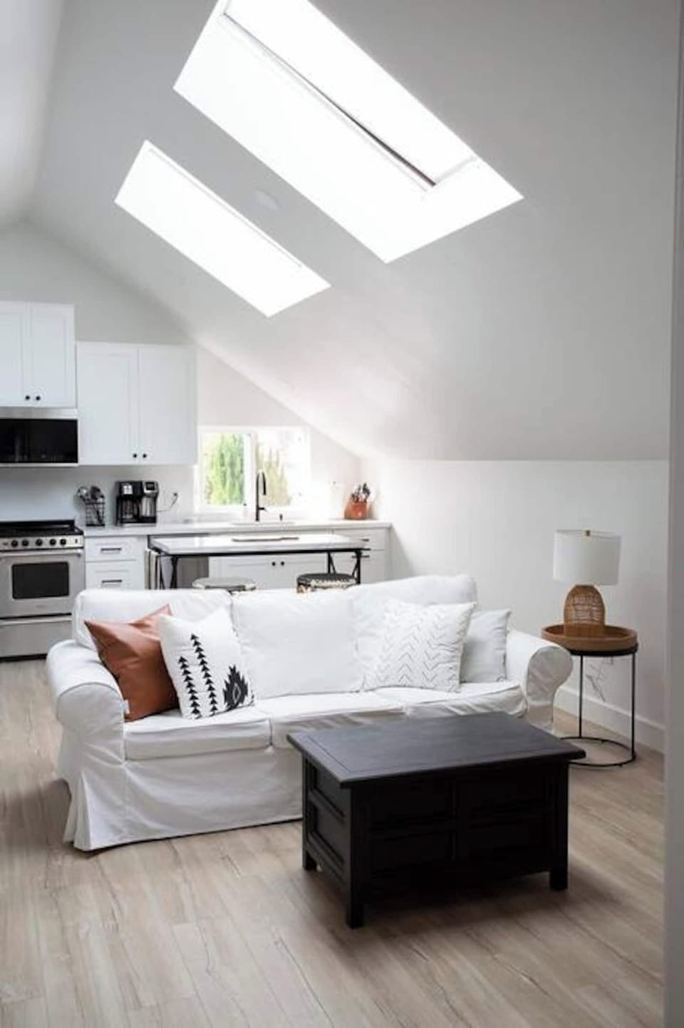 Flooded with natural light.