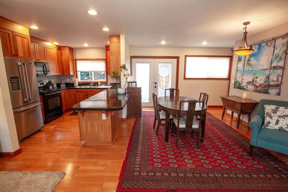 View of Kitchen and Dining area