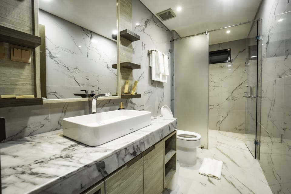 Premier Double or Twin Room | Bathroom | Shower, free toiletries, hair dryer, slippers