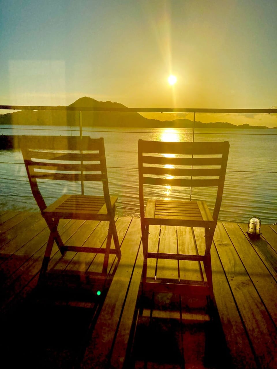 Sunrise from the terrace