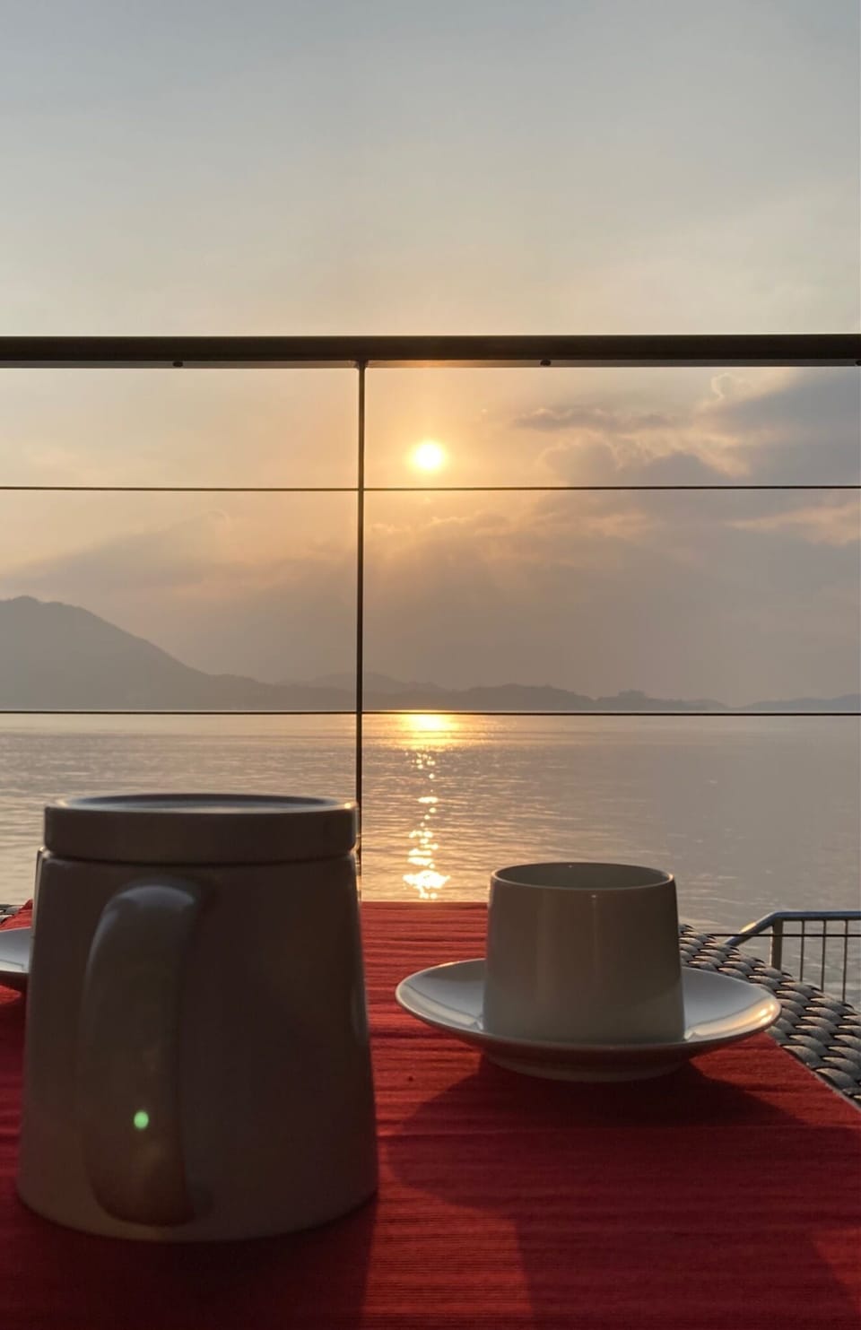 How about coffee while watching the sunrise?