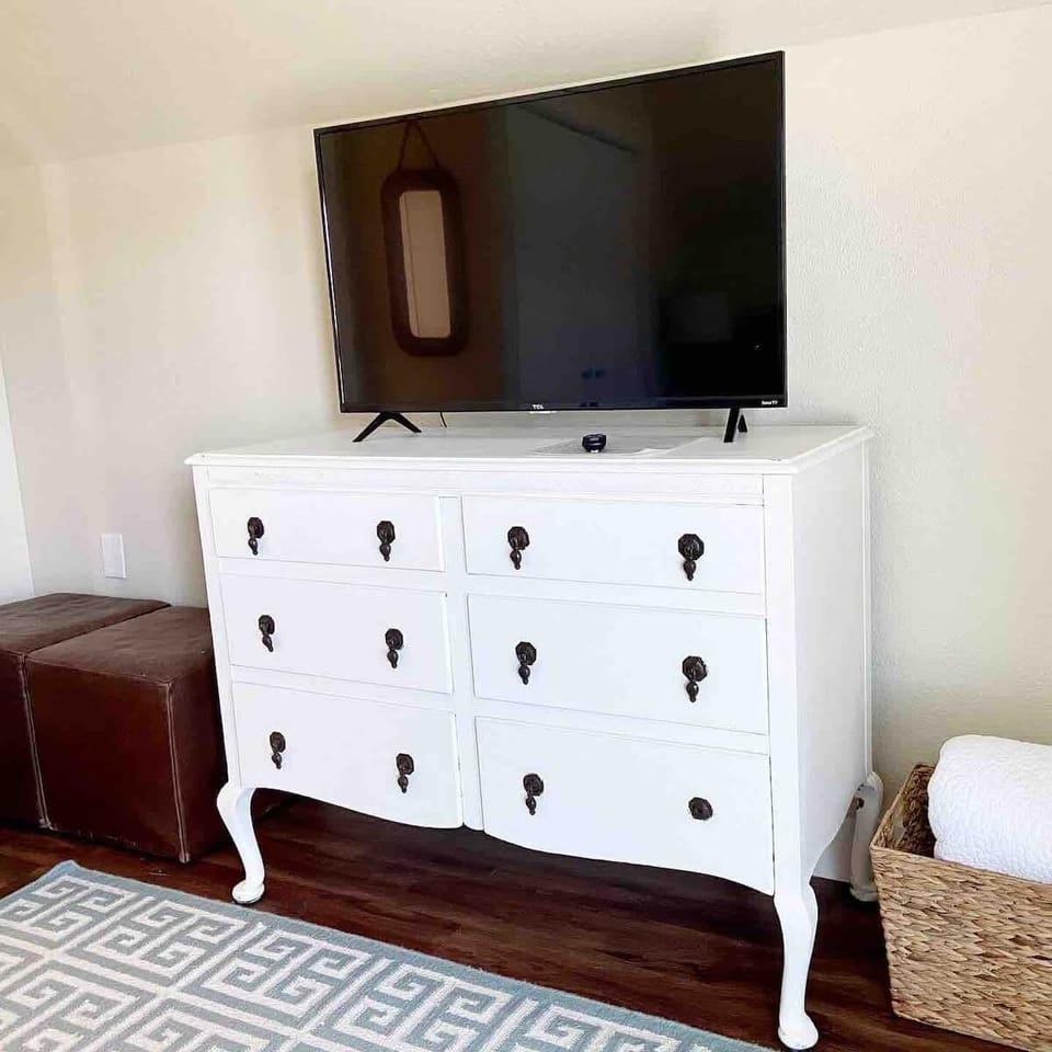 Smart TV located upstairs