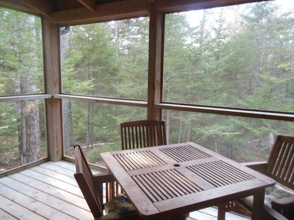 Porch from which to watch the wildlife.