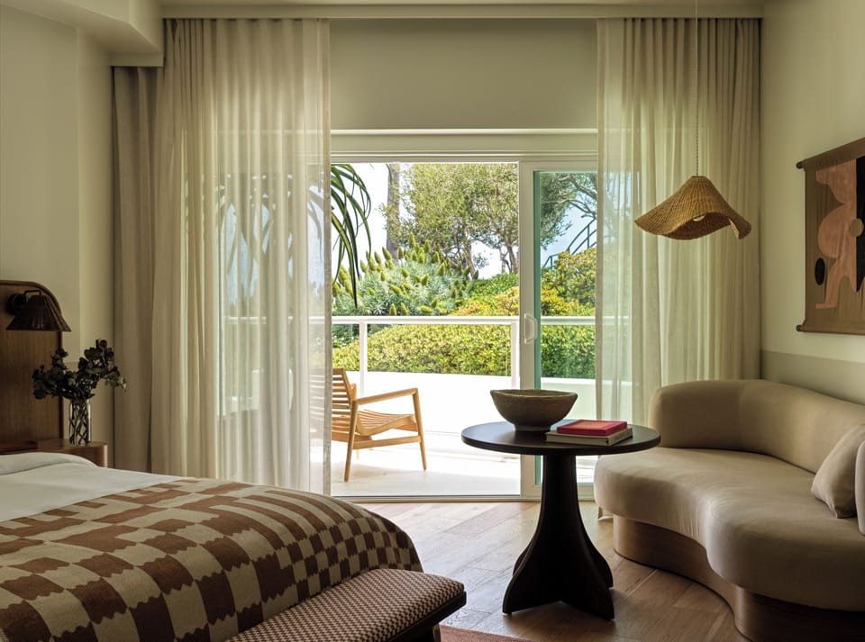 Room, 1 King Bed, Balcony, Partial Ocean View | View from room